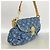 Borsa a spalla Mini Pleaty in denim Monogram Louis Vuitton - vista 2