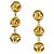 Chanel Dangle Ball Clip-On Ohrringe aus Metall