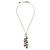Pingente Chanel CC Leaf Cluster em metal com cristais - vista 2