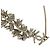Pingente Chanel CC Leaf Cluster em metal com cristais - vista 3