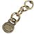 Pingente Chanel CC Leaf Cluster em metal com cristais - vista 4