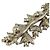 Pingente Chanel CC Leaf Cluster em metal com cristais - vista 5