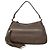Borsa a tracolla Chanel in pelle marrone