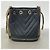 Borsa a tracolla Chanel in pelle blu navy - vista 11
