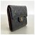 Portafoglio tri-fold Chanel in vitello granulato nero - vista 2