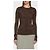 Top Miu Miu in maglia a coste marrone iridescente XS - vista 7