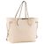 LOUIS VUITTON - Louis Vuitton Neverfull MM Shopper aus beigem Empreinte-Leder - Ansicht 3