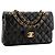 CHANEL - Borsa a tracolla Classique/Timeless 11.13 small Chanel in pelle liscia nera - vista 2