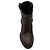Botines Brunello Cucinelli de cuero marrón envejecido con Monili - vista 4