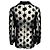 Blazer in tulle mesh trasparente Simone Rocha nero con fiori e decorazioni in Lurex - vista 3