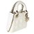Christian Dior White Lambskin Cannage Mini Lady Dior - vista 4