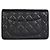 Chanel Black Quilted Caviar Classic Wallet On Chain - Ansicht 2