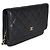Chanel Black Quilted Caviar Classic Wallet On Chain - Ansicht 4
