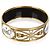 Brazalete ancho de esmalte Grand Apparat chapado en oro Hermès - vista 3