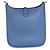 Hermès Bleu Tie Clemence Mini Evelyne TPM 16 PHW - vue 2