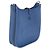 Hermès Bleu Tie Clemence Mini Evelyne TPM 16 PHW - vue 4