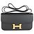 Hermès Black Epsom Constance 1-Elan GHW - vue 8