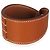 Bracciale Hermès Twist in pelle di vitello Fauve - vista 2