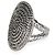 Anillo David Yurman Sterling Silver Diamond Midnight Melange - vista 3