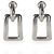Pendientes Tiffany & Co. de plata de ley 2002 con eslabones rectangulares