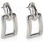 Pendientes Tiffany & Co. de plata de ley 2002 con eslabones rectangulares - vista 3