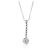 Pendente a Goccia Circlet in Platino e Diamanti Tiffany & Co.