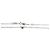 Pendente Tiffany & Co. Elsa Peretti Diamond By The Yard in argento sterling e diamante - vista 2