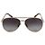 Occhiali da sole aviator Prada con logo triangolare in metallo dorato - vista 5