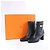 Kelly Hermès Saint Germain Leather Ankle Boots in Black, size 36 - view 15