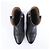 Kelly Hermès Saint Germain Leather Ankle Boots in Black, size 36 - view 3