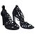 Sandales à brides Hermès en daim noir EU 41