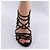 Sandales à brides Hermès en daim noir EU 41 - vue 5