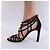 Sandales à brides Hermès en daim noir EU 41 - vue 6