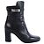Hermès Juez Black Leather Ankle Boots EU 38