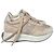 Baskets Hogan H641 en daim et cuir beige
