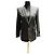 Autre Marque Saint Laurent Grey Wool Blend Single-Breasted Blazer