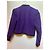 Giacca corta viola Saint Laurent Rive Gauche - vista 5