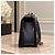 CHANEL Boy Medium Flap in lambskin matelassé nero - vista 5