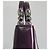 Borsa a Mano Christian Dior Malice in Pelle Verniciata Viola - vista 3