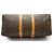 Louis Vuitton Keepall 45 Monogram Marrone Pelle - vista 5