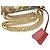 Padlock Gucci Borsa a spalla piccola con catena e stampa floreale GG Supreme con lucchetto Tian - vista 9