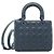 Lady Dior Media Cannage Pelle di Vitello Ultra Opaca - vista 2