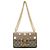 Padlock Gucci Borsa a spalla piccola GG Supreme con borchie e lucchetto decorato con perle
