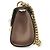 Padlock Gucci Borsa a spalla piccola GG Supreme con borchie e lucchetto decorato con perle - vista 3