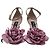 Sandali con tacco Desirée Floral Dolce & Gabbana Rosa Tg.37 usati - vista 3
