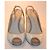 Gianvito Rossi Leder Slingback Pumps in Weiß und Grau - Ansicht 3