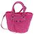 Balenciaga Le Cagole Panier in rafia intrecciata e pelle Large