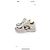 Baskets Chanel en cuir blanc et transparent