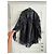 Philosophy di Lorenzo Serafini Schwarze Lederjacke mit Fransen - Ansicht 2