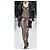 Philosophy di Lorenzo Serafini Schwarze Lederjacke mit Fransen - Ansicht 4